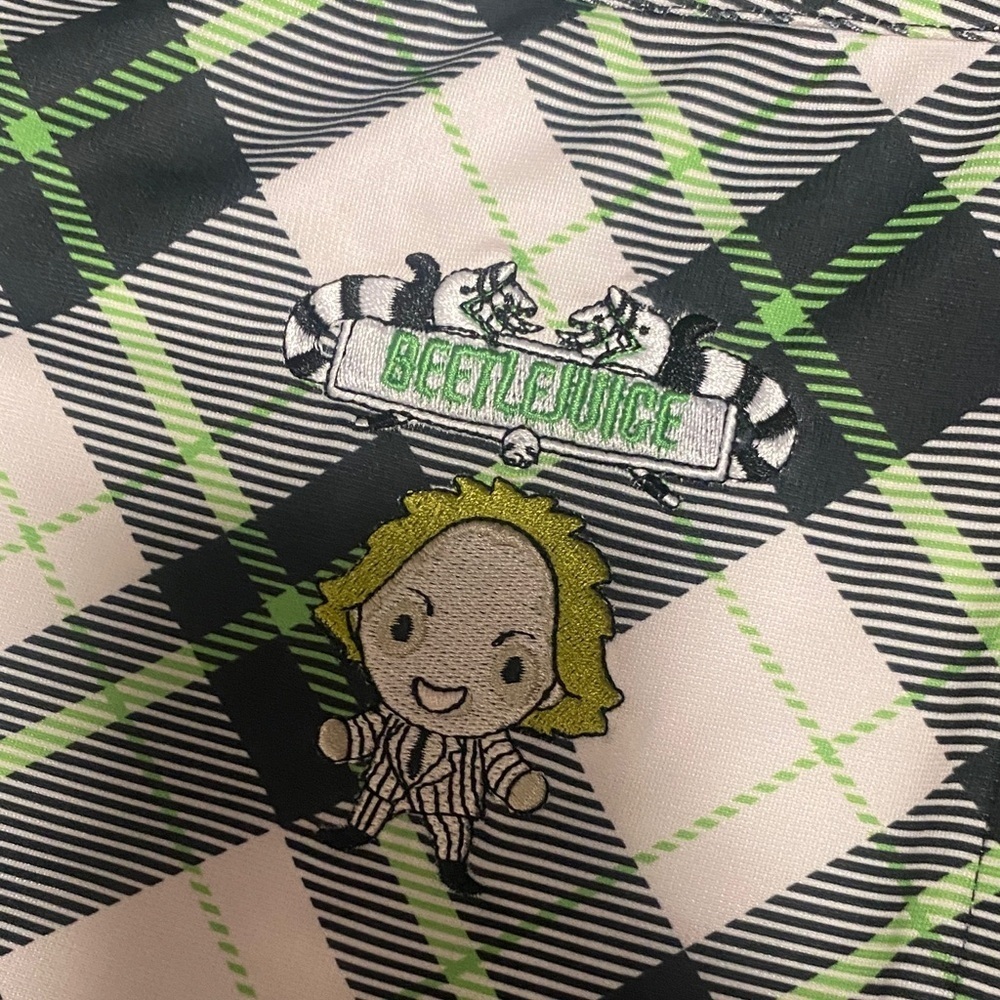 BeetleJuice X Unique Vintage Leggings Size 10-12 - Picture 3 of 10